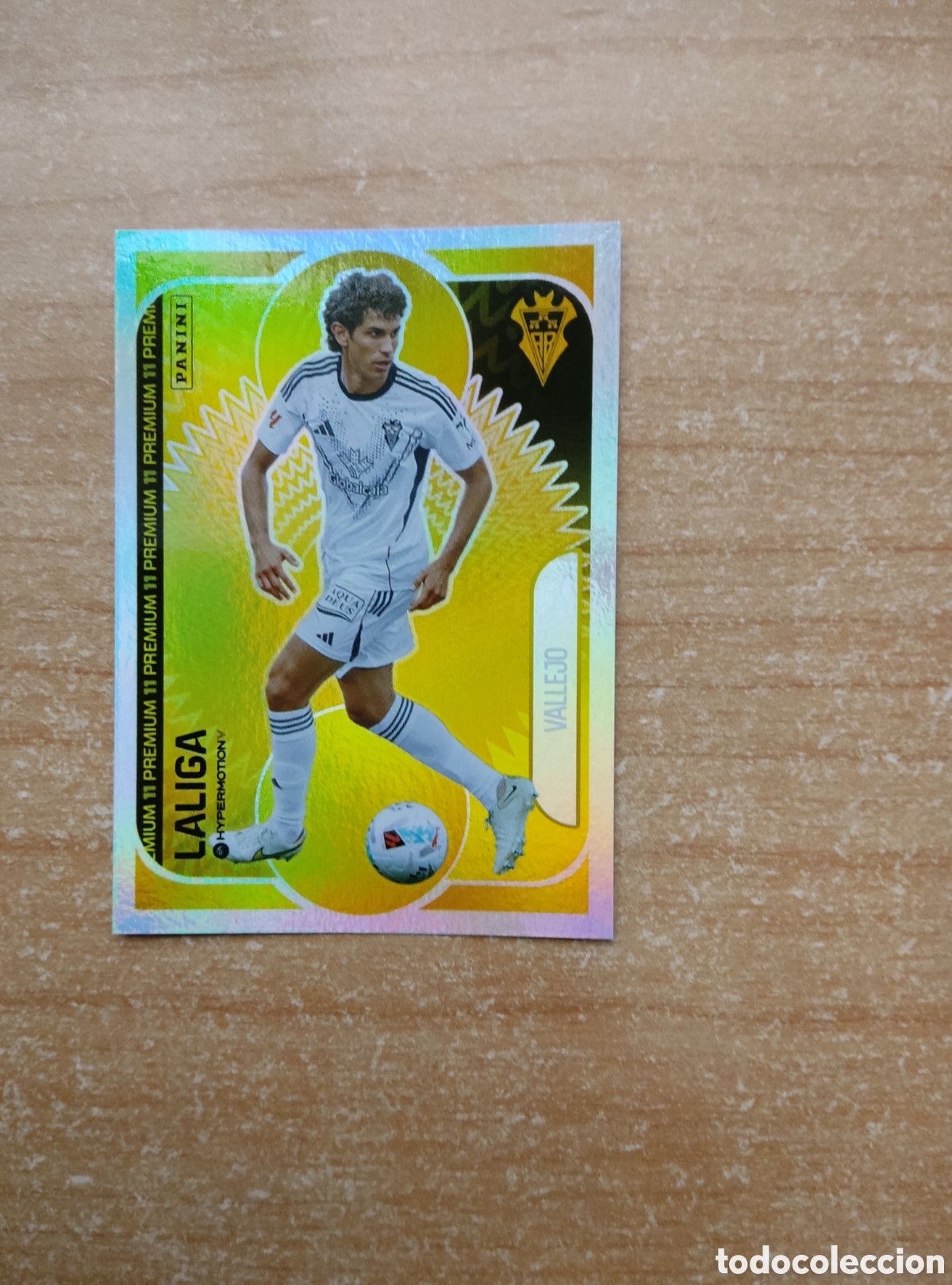 Cromos de f&uacute;tbol: JESUS VALLEJO PREMIUM ALBACETE LA LIGA HYPERMOTION 2025 2026