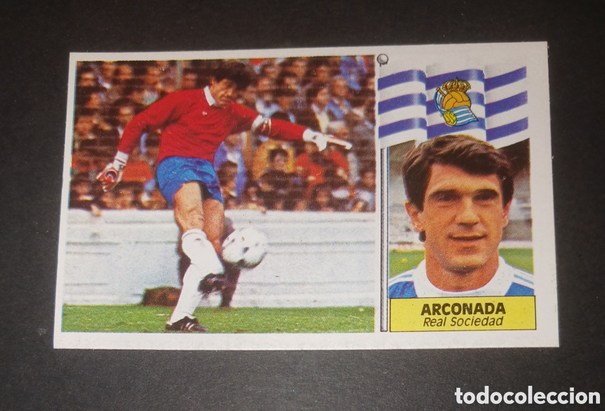 Cromos de f&uacute;tbol: Cromo Arconada - Real Sociedad - Ediciones Este Liga 1986/1987 (86-87) - Nuevo Sin Pegar