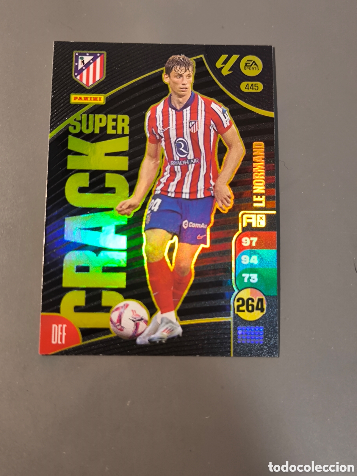 Cromos de f&uacute;tbol: LE NORMAND 445 S&uacute;per Crack Atl&eacute;tico de Madrid Adrenalyn 24 25