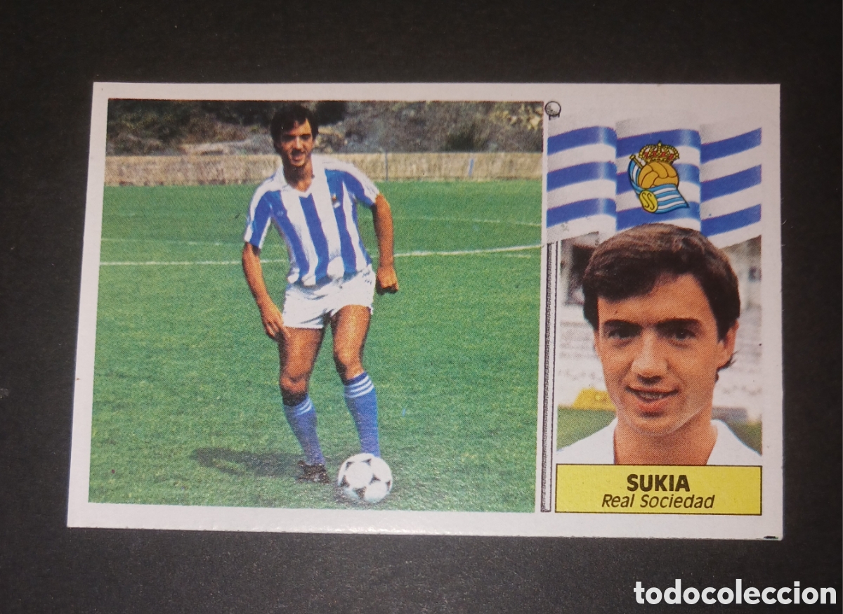 Cromos de f&uacute;tbol: Cromo Sukia - Real Sociedad - Ediciones Este Liga 1986/1987 (86-87) - Nuevo Sin Pegar