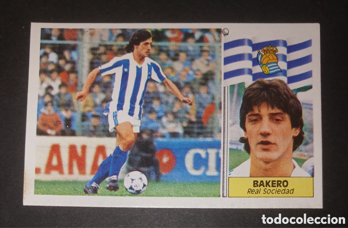 Cromos de f&uacute;tbol: Cromo Bakero - Real Sociedad - Ediciones Este Liga 1986/1987 (86-87) - Nuevo Sin Pegar