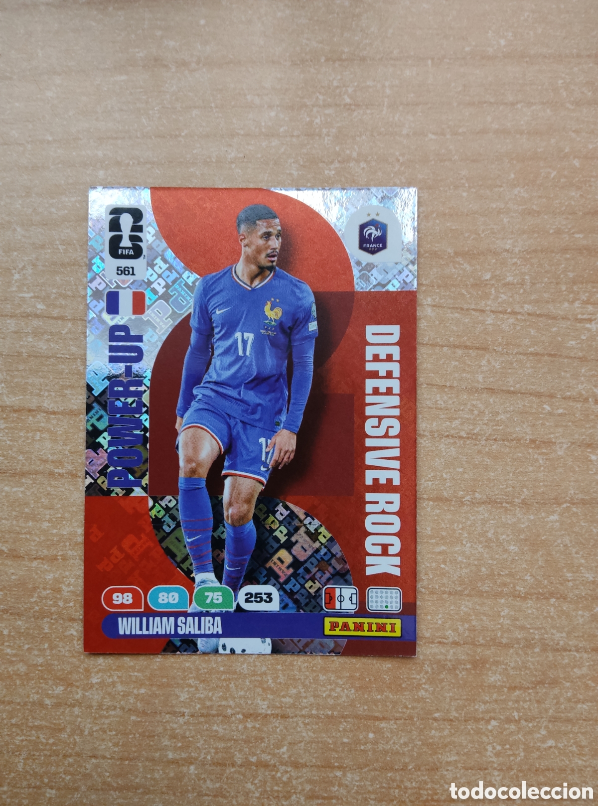 Cromos de f&uacute;tbol: 561 SALIBA FRANCIA ADRENALYN DRENALYN XL MUNDIAL 2026