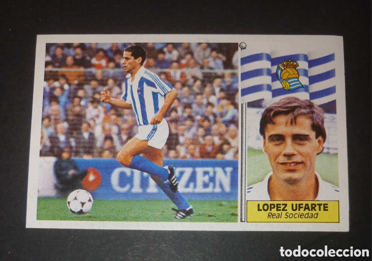 Cromos de f&uacute;tbol: Cromo Lopez Ufarte - Real Sociedad - Ediciones Este Liga 1986/1987 (86-87) - Nuevo Sin Pegar