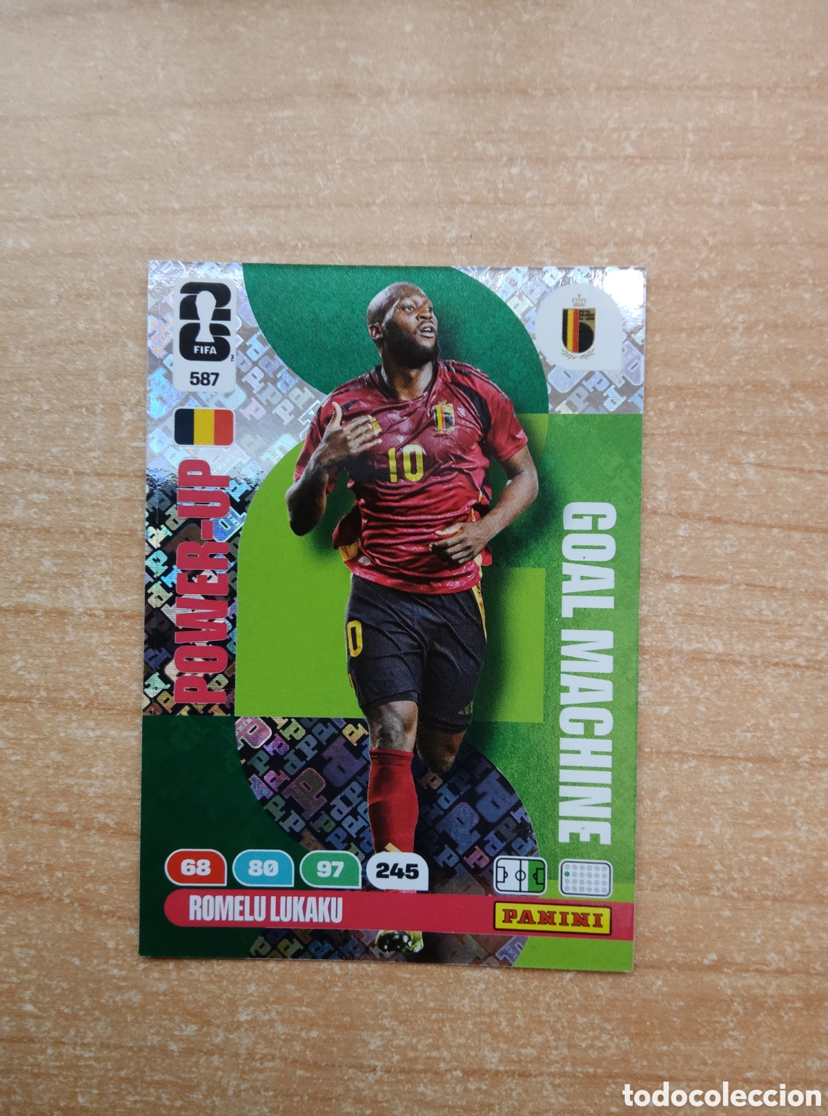 Cromos de f&uacute;tbol: 587 LUKAKU B&Eacute;LGICA ADRENALYN XL MUNDIAL 2026