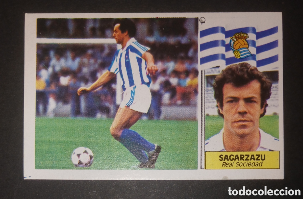 Cromos de f&uacute;tbol: Cromo Sagarzazu - Real Sociedad - Ediciones Este Liga 1986/1987 (86-87) - Nuevo Sin Pegar