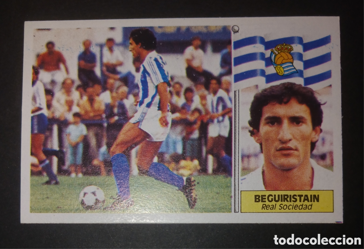 Cromos de f&uacute;tbol: Cromo Beguiristain - Real Sociedad - Ediciones Este Liga 1986/1987 (86-87) - Nuevo Sin Pegar