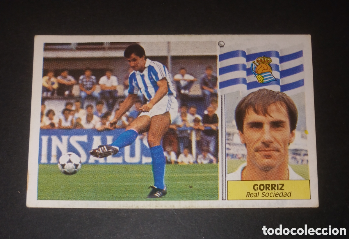 Cromos de f&uacute;tbol: Cromo Gorriz - Real Sociedad - Ediciones Este Liga 1986/1987 (86-87) - Nuevo Sin Pegar