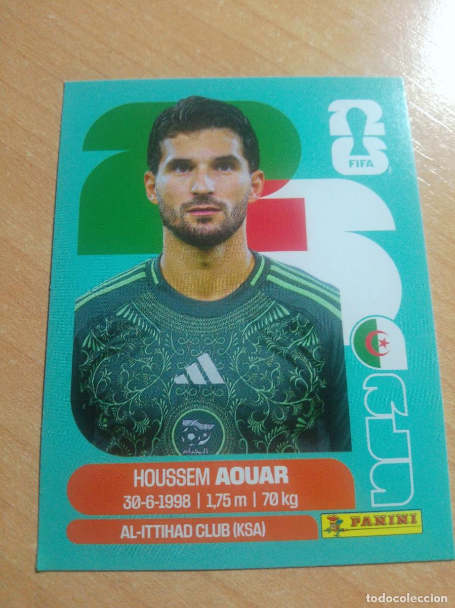 Fu&szlig;ball-Sticker: AOUAR ARGELIA ALG 9 MUNDIAL FIFA WORLD CUP 2026 26 PANINI STICKERS NUEVO