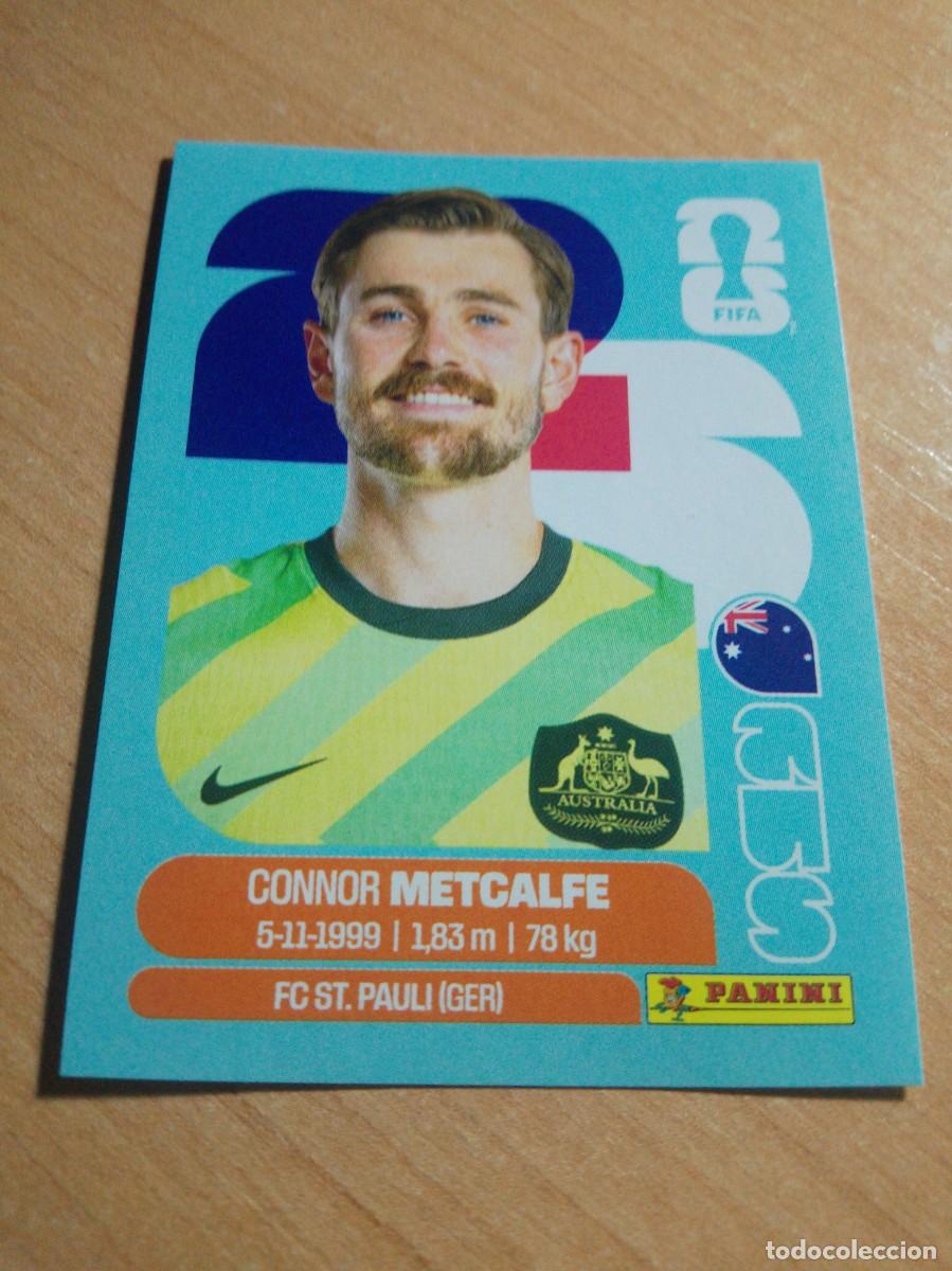 Cromos de f&uacute;tbol: AUS 15 CONNOR METCALFE AUSTRALIA MUNDIAL FIFA WORLD CUP 2026 26 PANINI STICKERS NUEVO