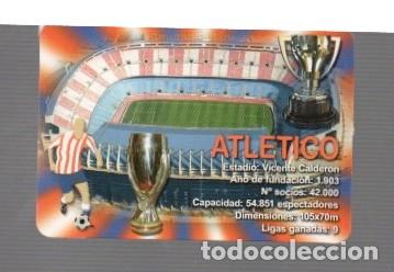 Cromos de f&uacute;tbol: CALENDARIO DE ALETICO MADRID EDITO BO, N&ordm; 585 DEL A&Ntilde;O 2013 SIN CIRCULAR
