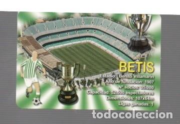 Cromos de f&uacute;tbol: CALENDARIO DE BETIS EDITO BO, N&ordm; 586 DEL A&Ntilde;O 2013 SIN CIRCULAR