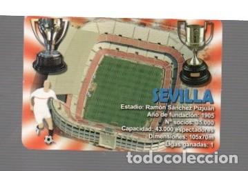 Cromos de f&uacute;tbol: CALENDARIO DE SEVILLA EDITO BO, N&ordm; 587 DEL A&Ntilde;O 2013 SIN CIRCULAR