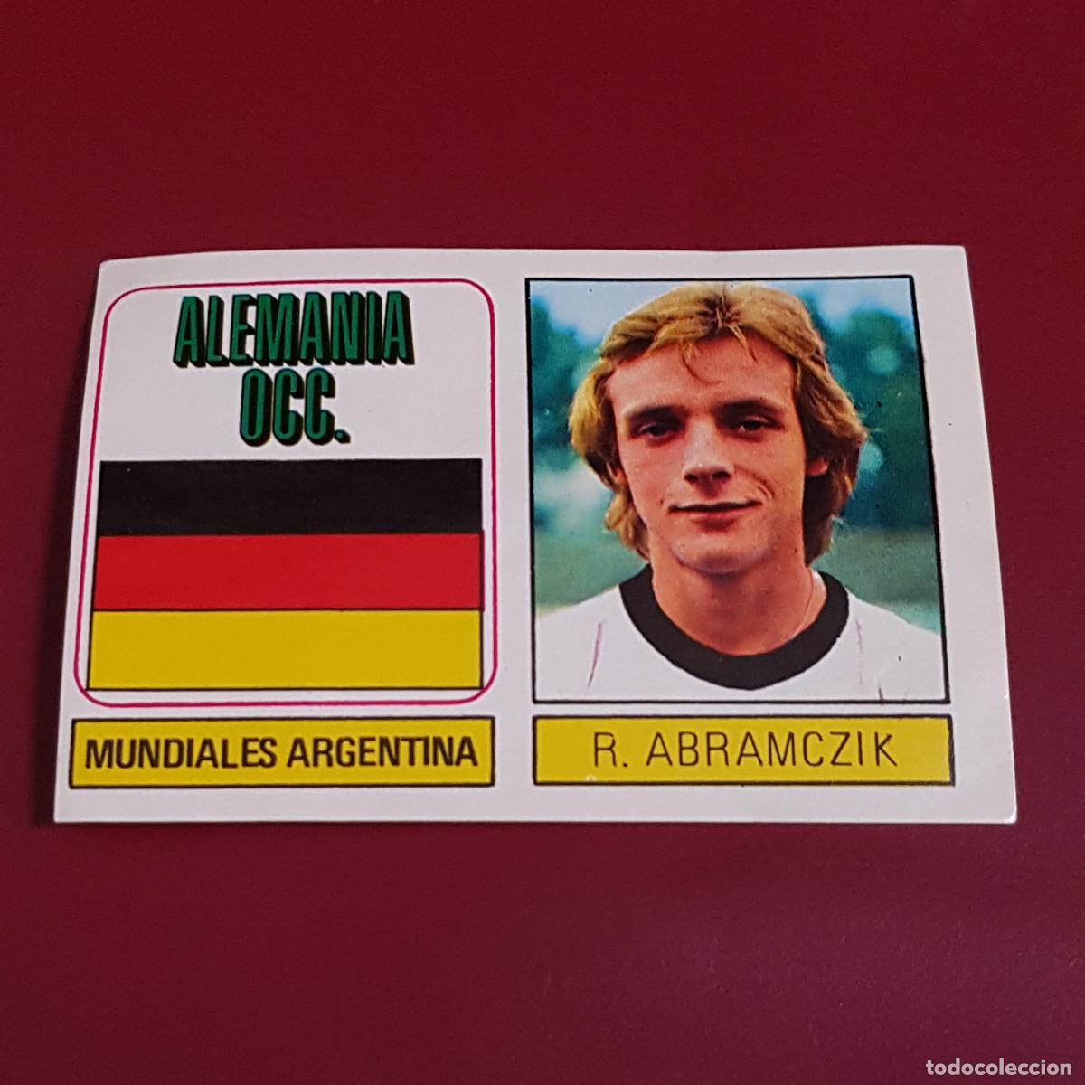Cromos de f&uacute;tbol: FHER - MUNDIALES ARGENTNA 1978 - 78 - 1 ALEMANIA - NUNCA PEGADO