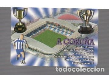 Cromos de f&uacute;tbol: CALENDARIO DE A. CORU&Ntilde;A EDITO BO, N&ordm; 589DEL A&Ntilde;O 2013 SIN CIRCULAR