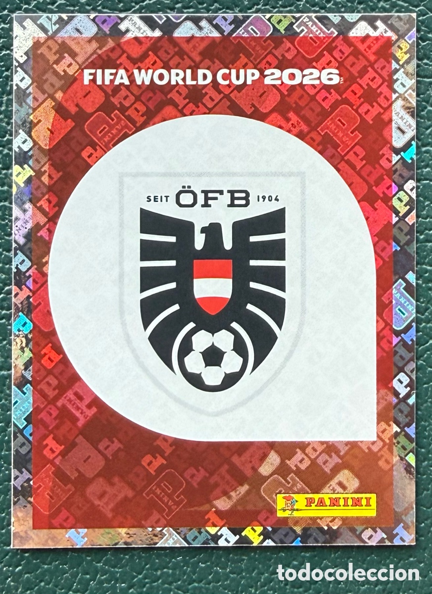Cromos de f&uacute;tbol: AUT 1 ESCUDO AUSTRIA CROMOS ALBUM FIFA WORLD CUP MUNDIAL 2026 PANINI