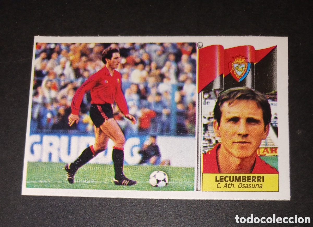 Cromos de f&uacute;tbol: Cromo Lecumberri - C. Ath. Osasuna - Ediciones Este Liga 1986/1987 (86-87) - Nuevo Sin Pegar