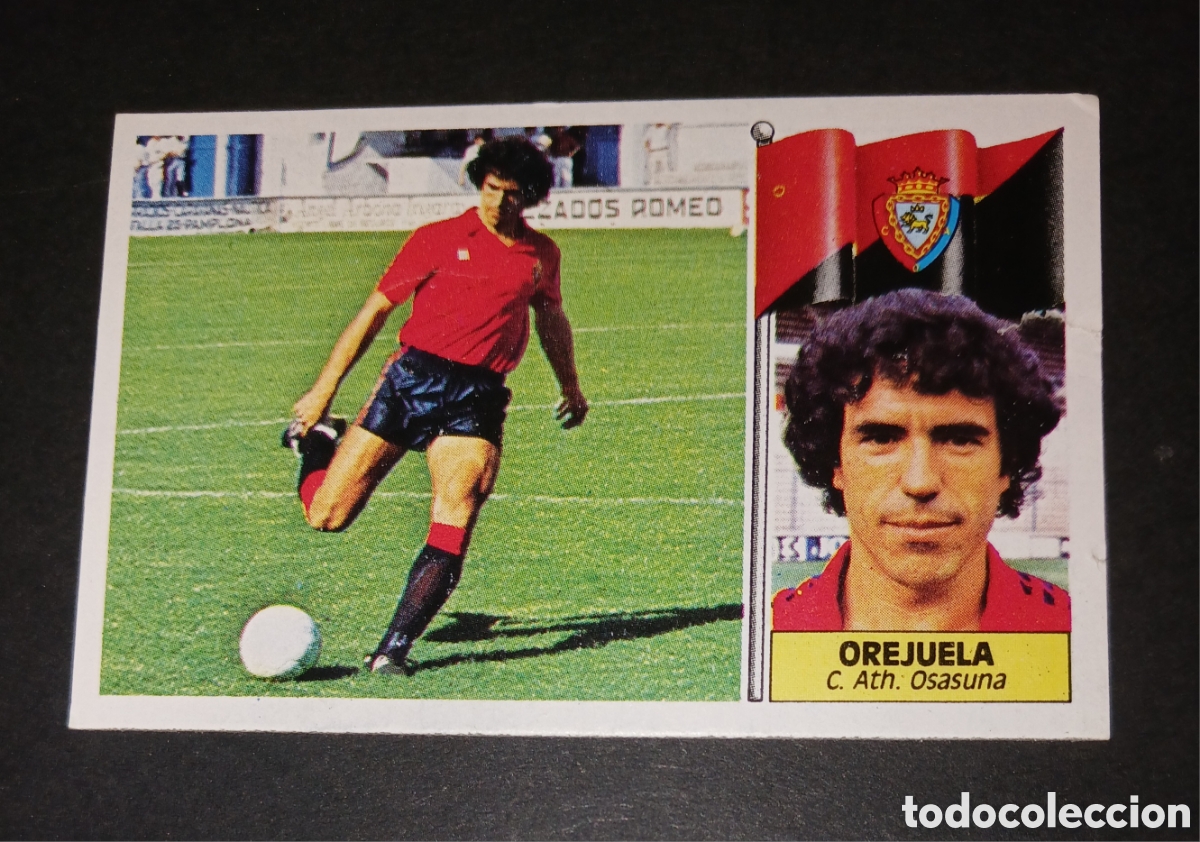 Cromos de f&uacute;tbol: Cromo Orejuela - C. Ath. Osasuna - Ediciones Este Liga 1986/1987 (86-87) - Nuevo Sin Pegar