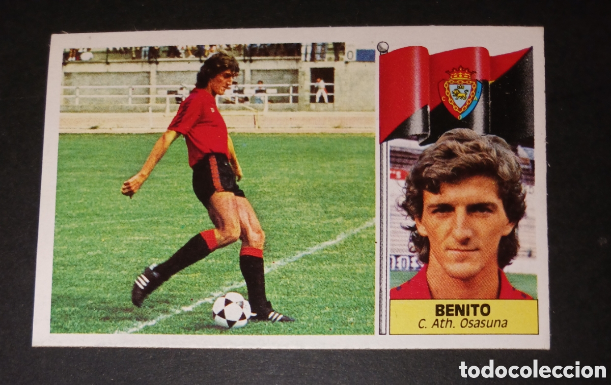 Cromos de f&uacute;tbol: Cromo Benito - C. Ath. Osasuna - Ediciones Este Liga 1986/1987 (86-87) - Nuevo Sin Pegar