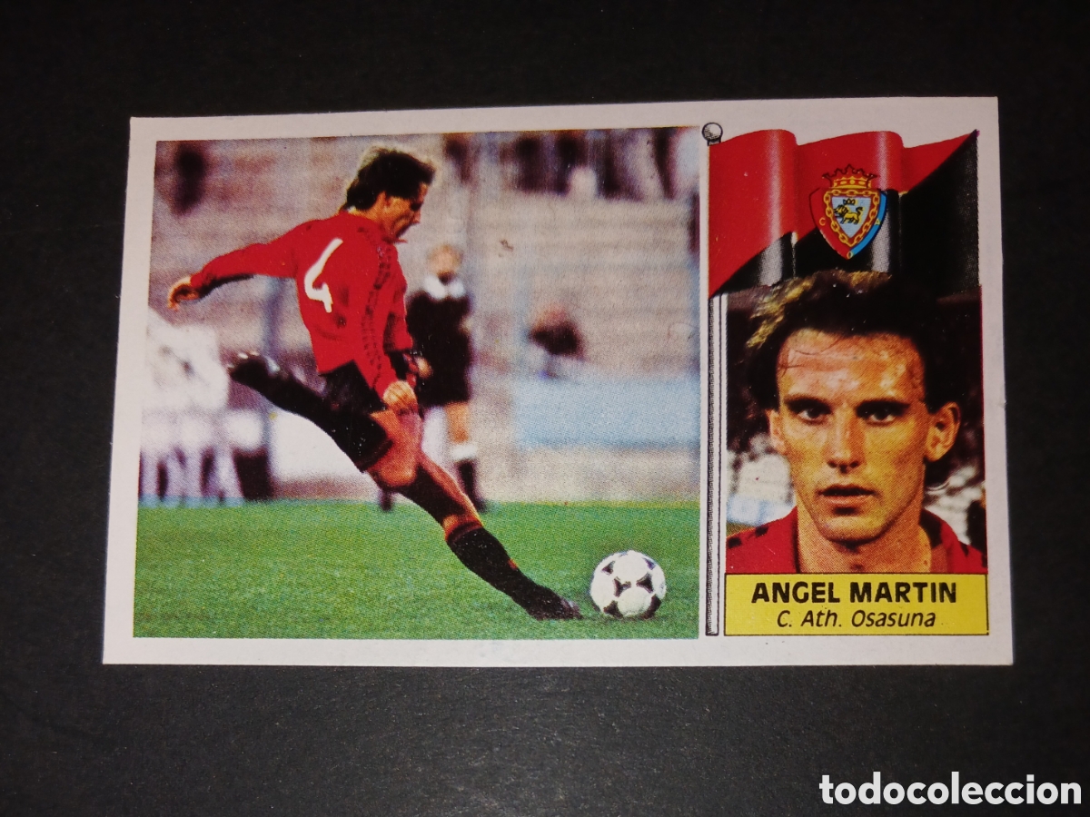 Cromos de f&uacute;tbol: Cromo Angel Martin - C. Ath. Osasuna - Ediciones Este Liga 1986/1987 (86-87) - Nuevo Sin Pegar