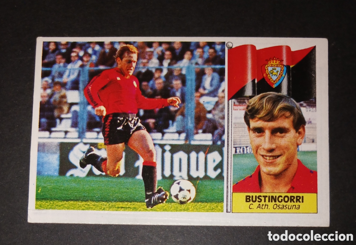 Cromos de f&uacute;tbol: Cromo Bustingorri - C. Ath. Osasuna - Ediciones Este Liga 1986/1987 (86-87) - Nuevo Sin Pegar