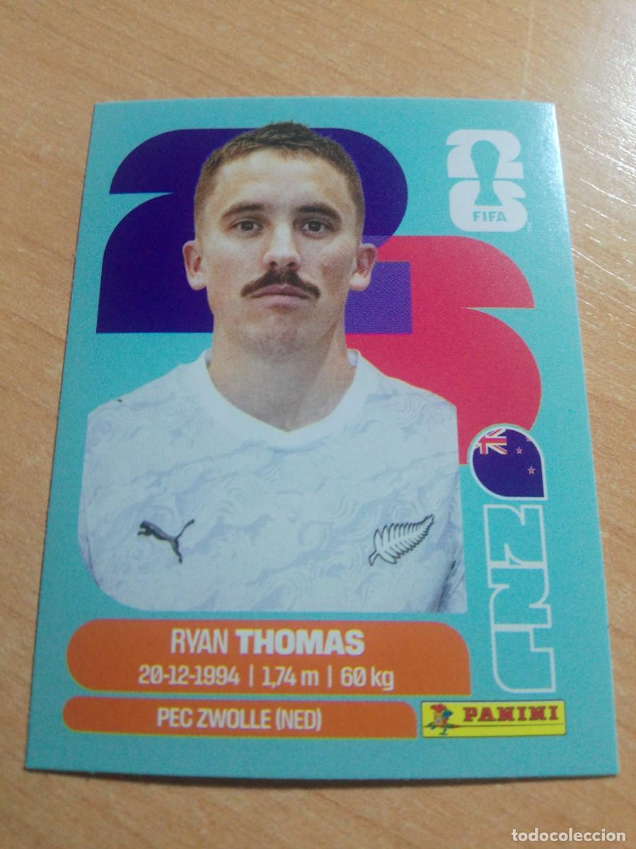 Cromos de f&uacute;tbol: NZL 12 THOMAS NUEVA ZELANDA MUNDIAL FIFA WORLD CUP 2026 26 PANINI STICKERS NUEVO