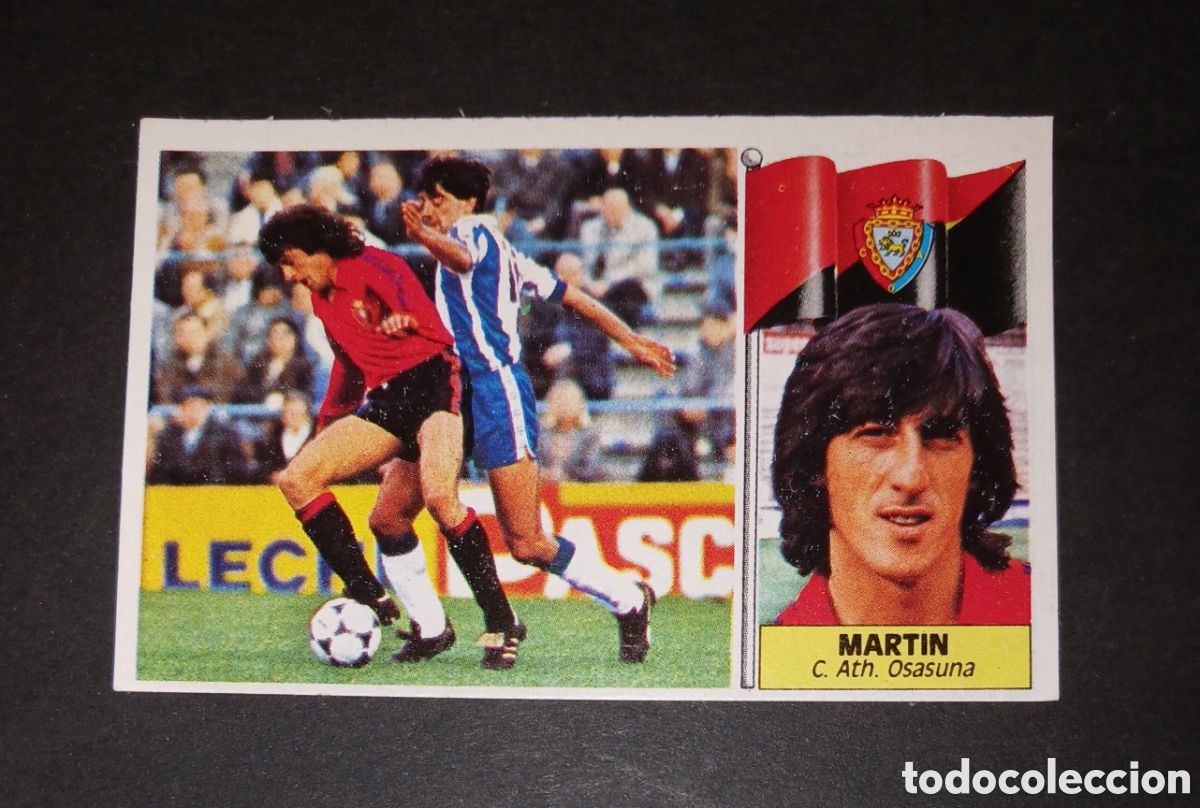 Cromos de f&uacute;tbol: Cromo Martin - C. Ath. Osasuna - Ediciones Este Liga 1986/1987 (86-87) - Nuevo Sin Pegar