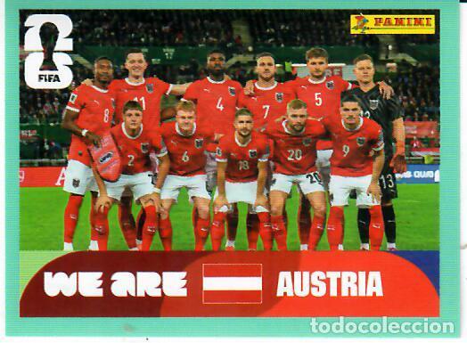 Cromos de f&uacute;tbol: CROMO PANINI MUNDIAL WORLD CUP 2026 - AUT13 AUT 13 - AUSTRIA