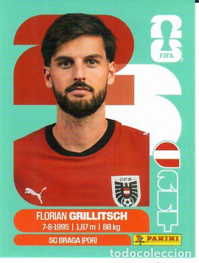 Cromos de f&uacute;tbol: CROMO PANINI MUNDIAL WORLD CUP 2026 - AUT14 AUT 14 - GRILLITSCH - AUSTRIA