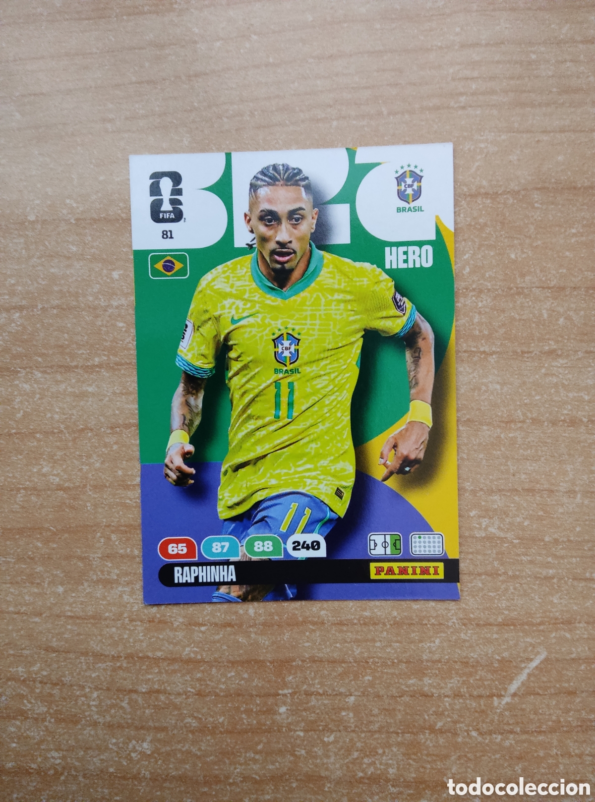 Cromos de f&uacute;tbol: 81 RAPHINHA BRASIL ADRENALYN XL MUNDIAL 2026