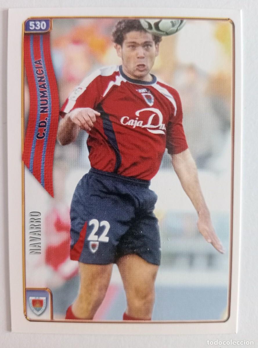Cromos de f&uacute;tbol: CROMO FUTBOL C.D. NUMANCIA MUNDI CROMO 2004-2005: NAVARRO