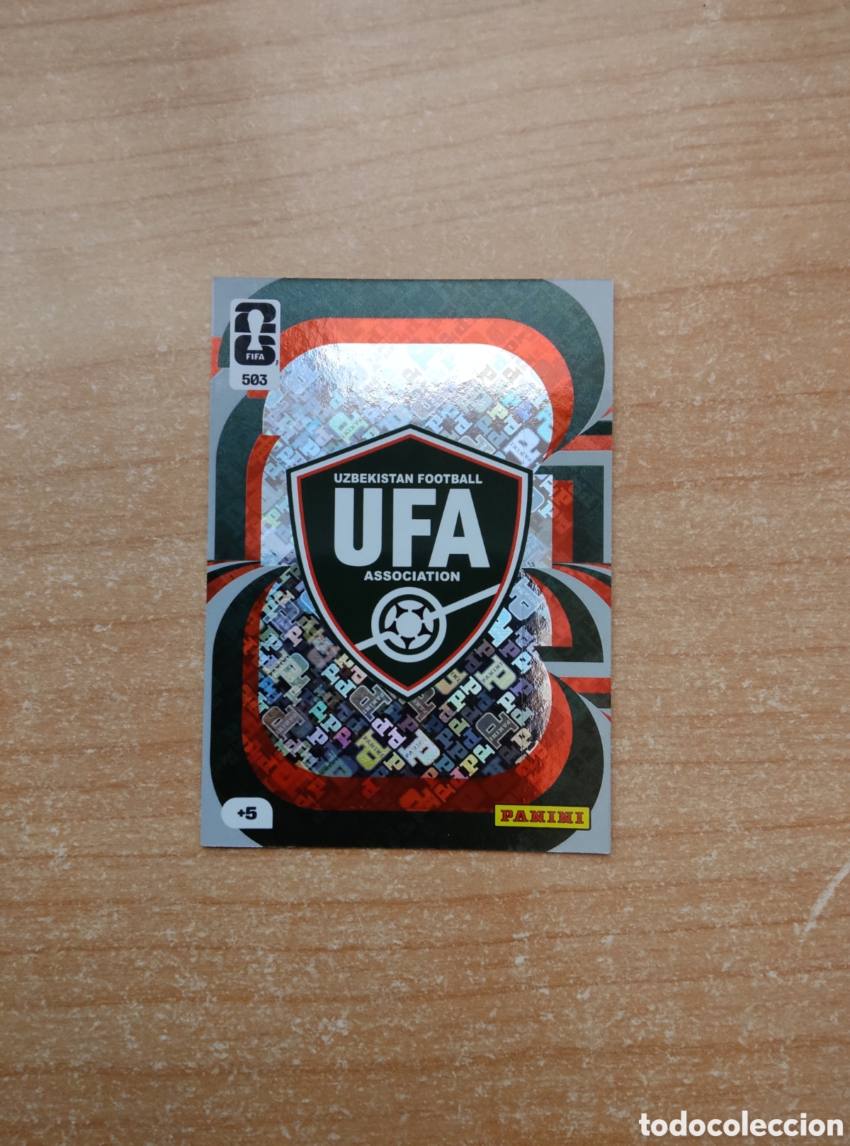 Cromos de f&uacute;tbol: 503 ESCUDO UZBEKIST&Aacute;N ADRENALYN XL MUNDIAL 2026