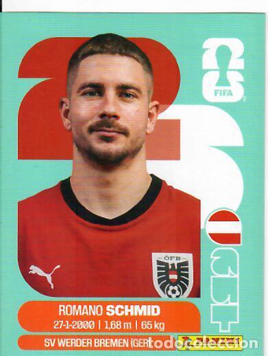 Cromos de f&uacute;tbol: CROMO PANINI MUNDIAL WORLD CUP 2026 - AUT16 AUT 16 - SCHMID - AUSTRIA