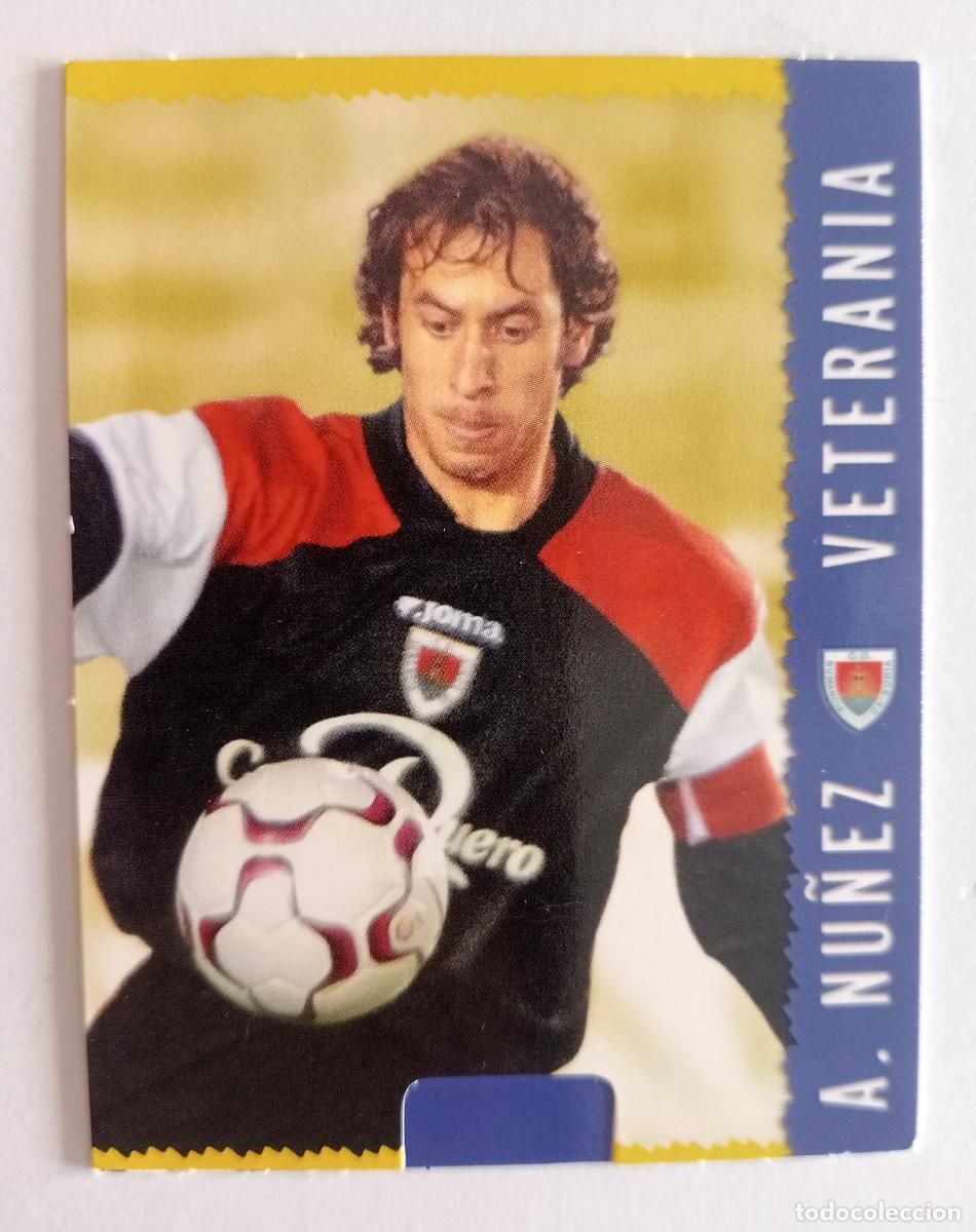 Cromos de f&uacute;tbol: CROMO FUTBOL C.D. NUMANCIA MUNDI CROMO 2004-2005: NU&Ntilde;EZ VETERANO