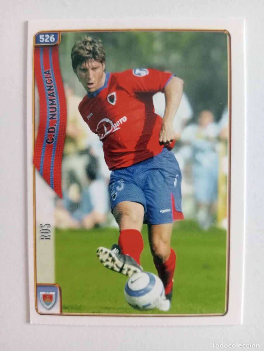 Cromos de f&uacute;tbol: CROMO FUTBOL C.D. NUMANCIA MUNDI CROMO 2004-2005: ROS