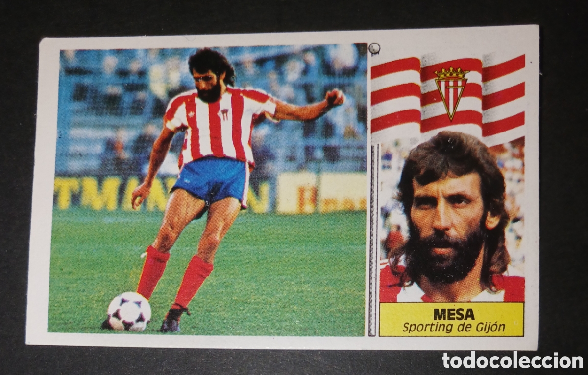 Cromos de f&uacute;tbol: Cromo Mesa - Sporting de Gijon - Ediciones Este Liga 1986/1987 (86-87) - Nuevo Sin Pegar