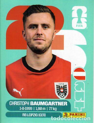 Cromos de f&uacute;tbol: CROMO PANINI MUNDIAL WORLD CUP 2026 - AUT18 AUT 18 - BAUMGARTNER - AUSTRIA