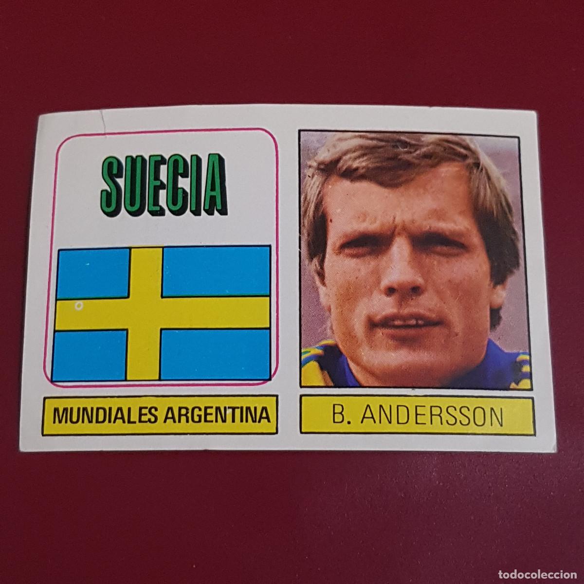 Cromos de f&uacute;tbol: FHER - MUNDIALES ARGENTNA 1978 - 78 - 113 SUECIA - NUNCA PEGADO