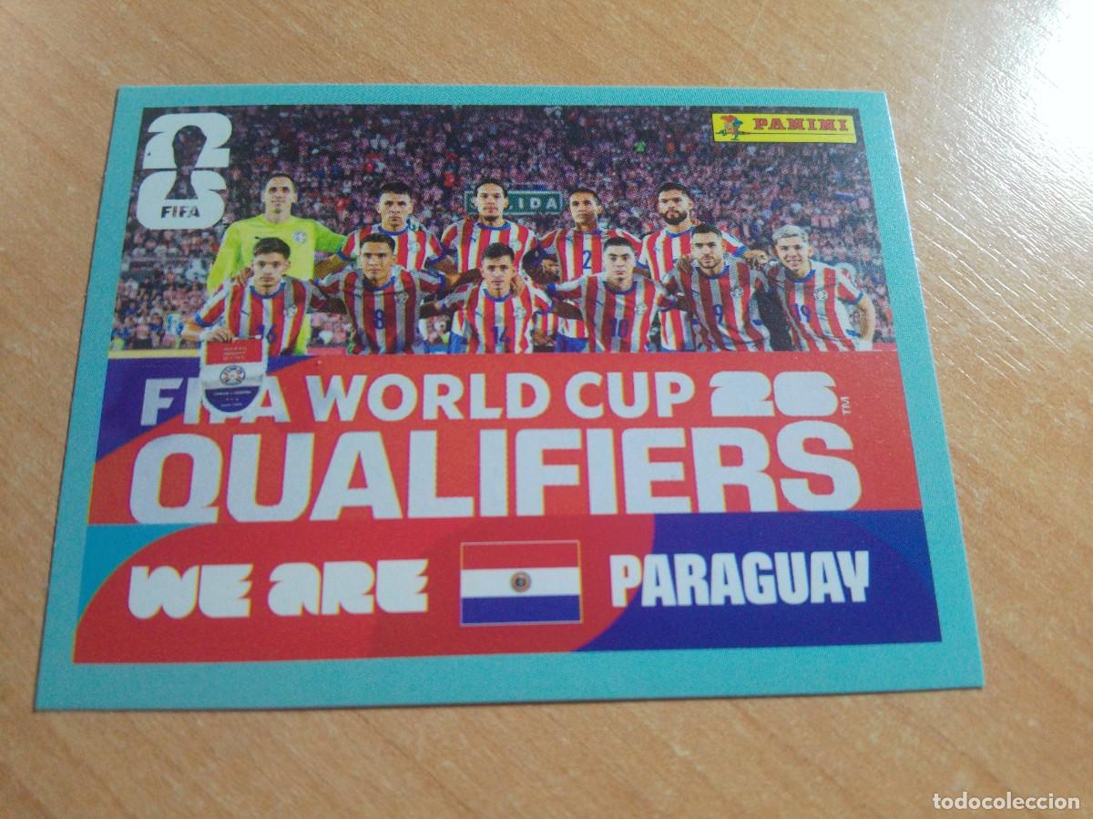 Cromos de f&uacute;tbol: PAR 13 PLANTILLA DE PARAGUAY MUNDIAL FIFA WORLD CUP 2026 26 PANINI STICKERS NUEVO