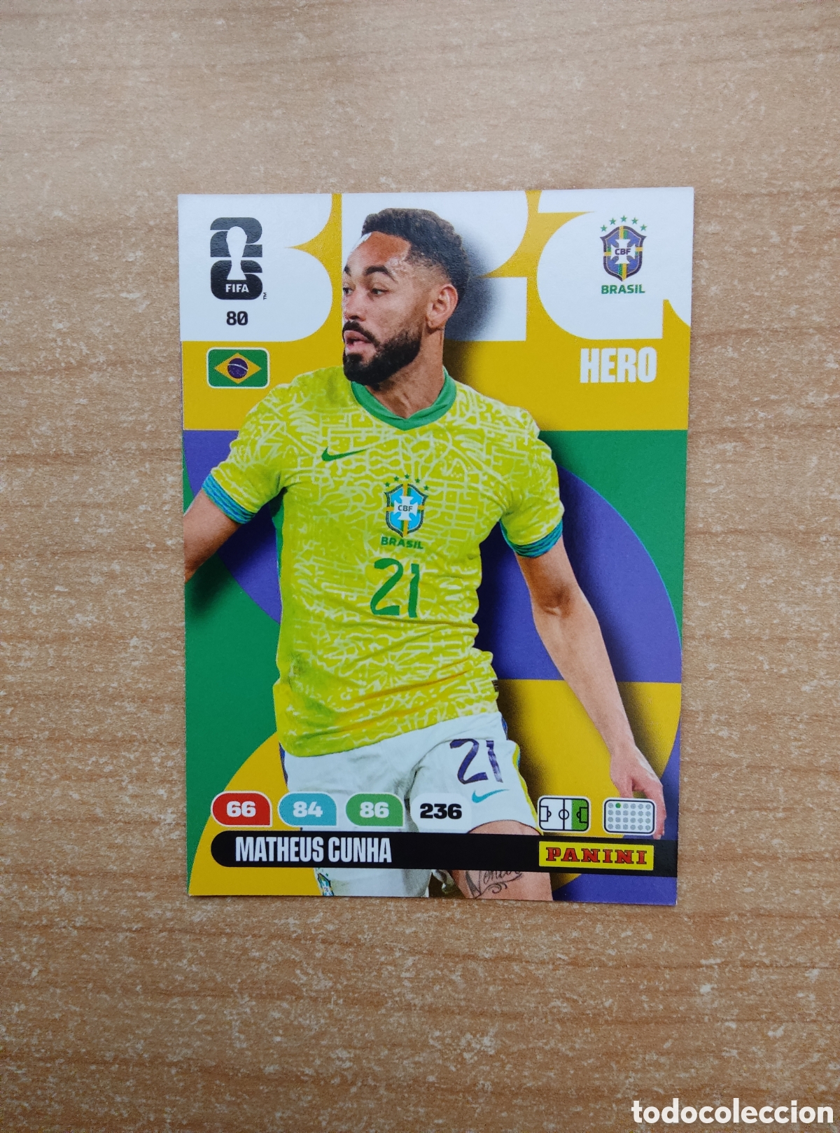 Cromos de f&uacute;tbol: 80 CUNHA BRASIL ADRENALYN MUNDIAL XL 2026