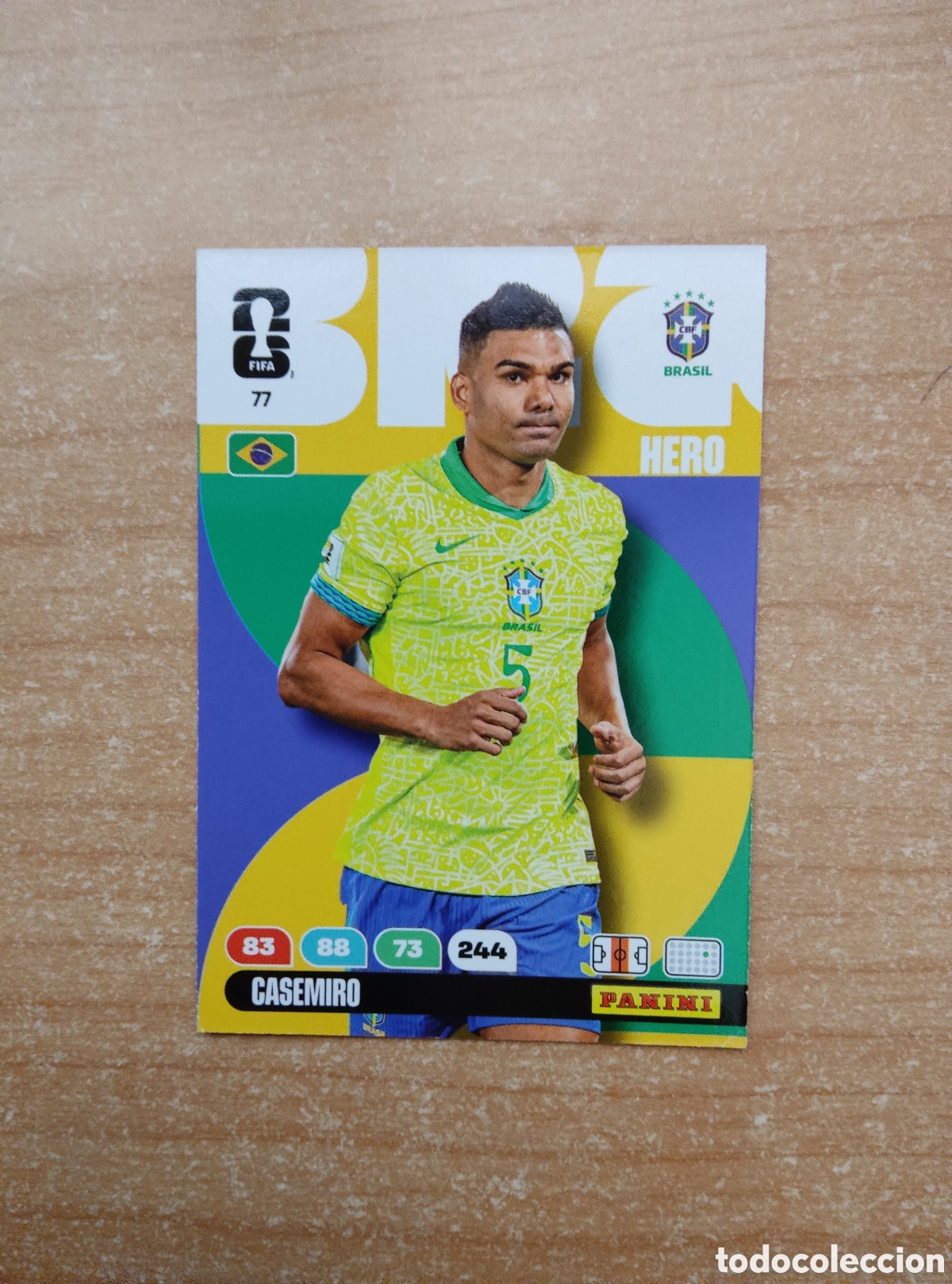 Cromos de f&uacute;tbol: 77 CASEMIRO BRASIL ADRENALYN XL MUNDIAL 2026