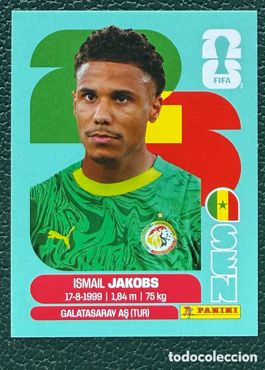 Fu&szlig;ball-Sticker: SEN 6 ISMAIL JAKOBS SENEGAL CROMOS ALBUM FIFA WORLD CUP MUNDIAL 2026 PANINI