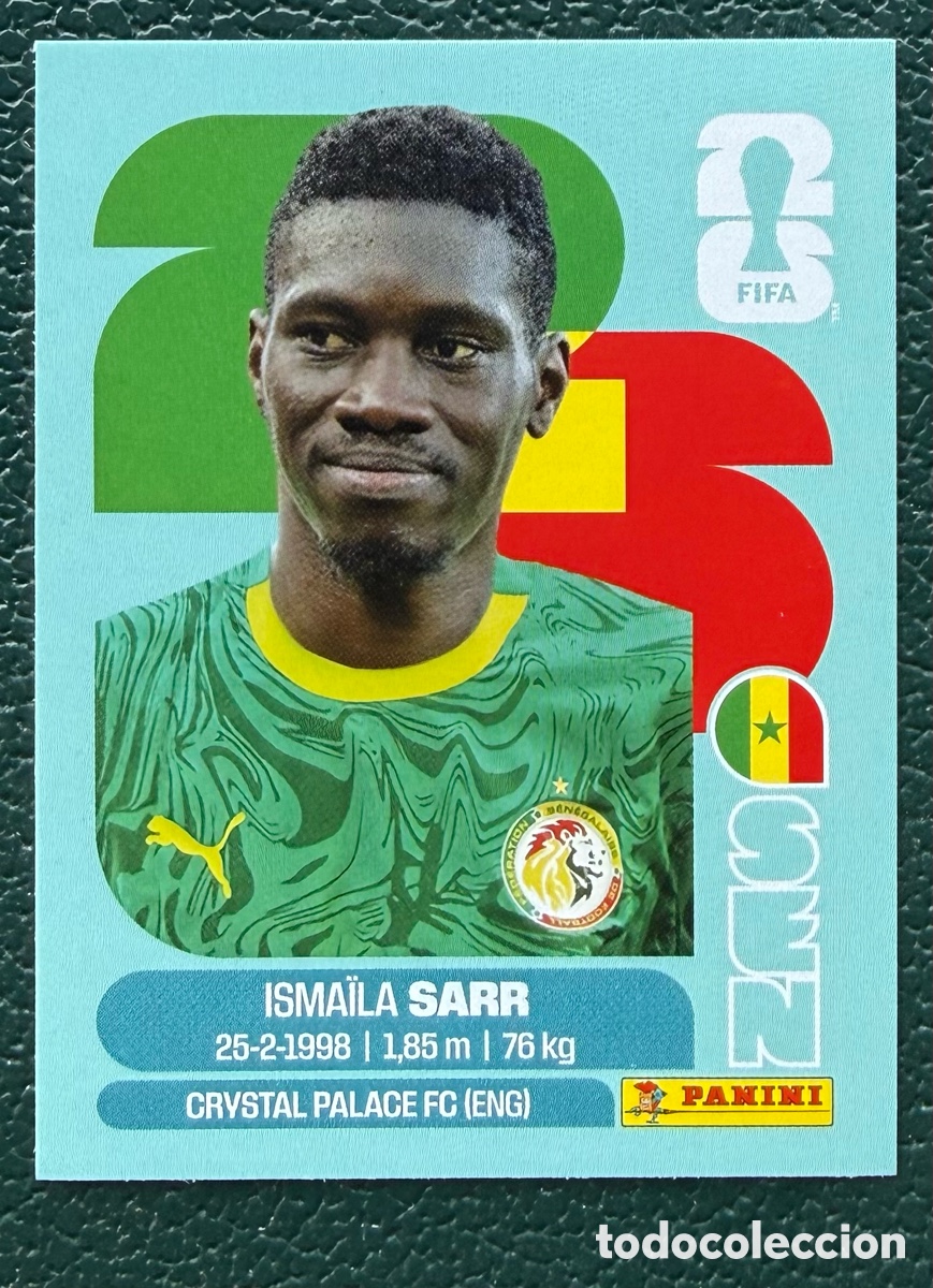 Fu&szlig;ball-Sticker: SEN 16 ISMAILA SARR SENEGAL CROMOS ALBUM FIFA WORLD CUP MUNDIAL 2026 PANINI