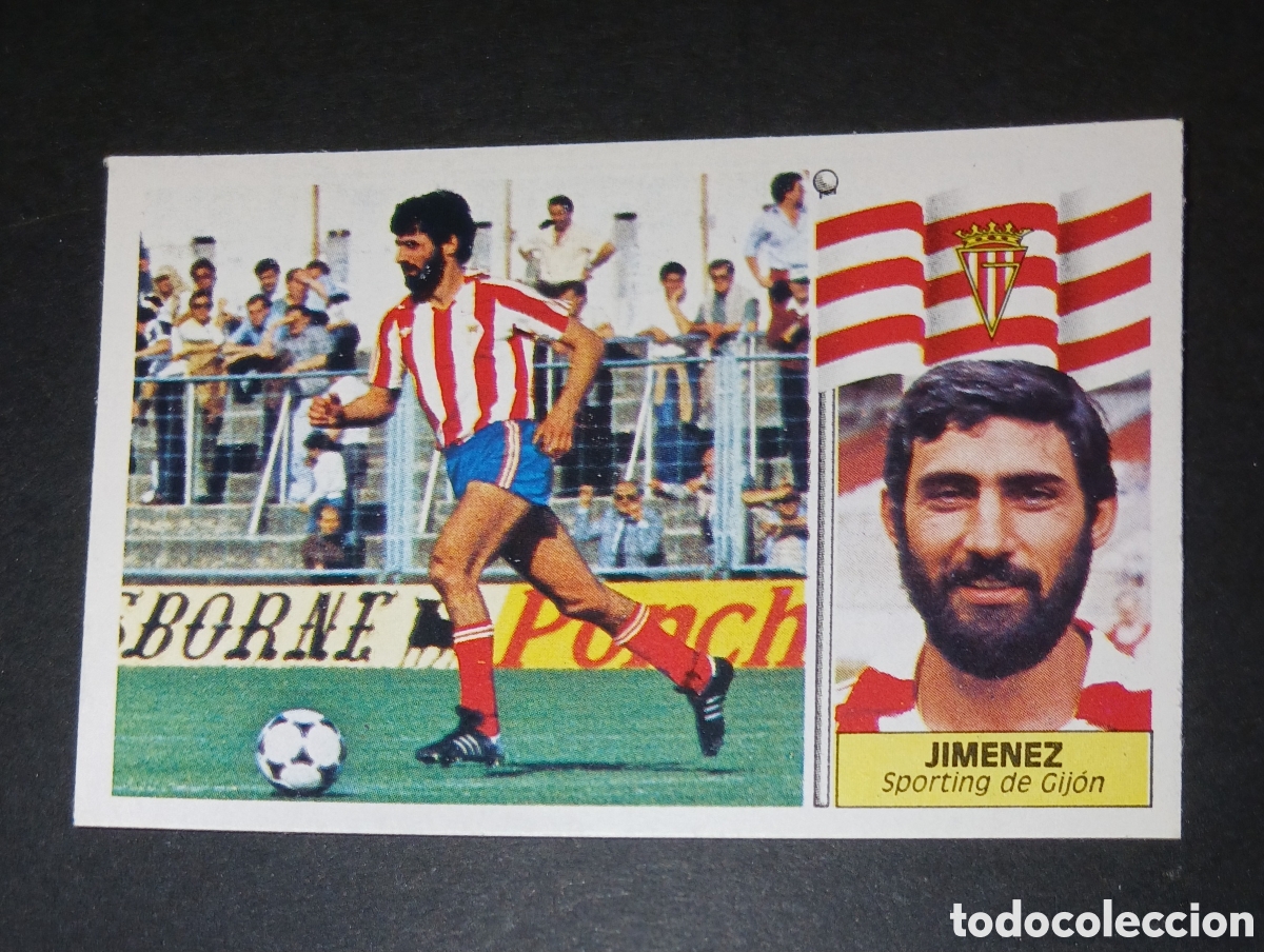 Cromos de f&uacute;tbol: Cromo Jimenez - Sporting de Gijon - Ediciones Este Liga 1986/1987 (86-87) - Nuevo Sin Pegar