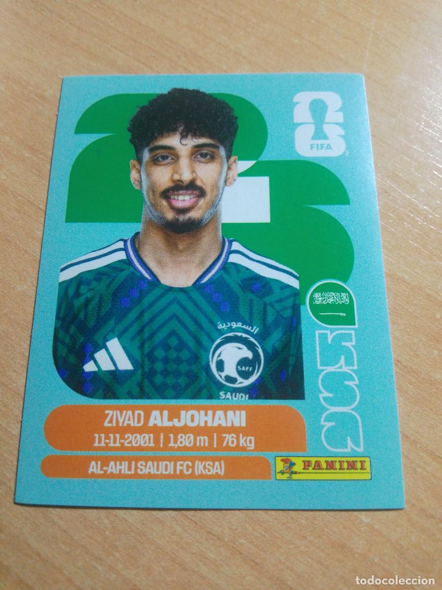 Cromos de f&uacute;tbol: KSA 10 ALJOHANI DE ARABIA SAUDI MUNDIAL FIFA WORLD CUP 2026 26 PANINI STICKERS NUEVO