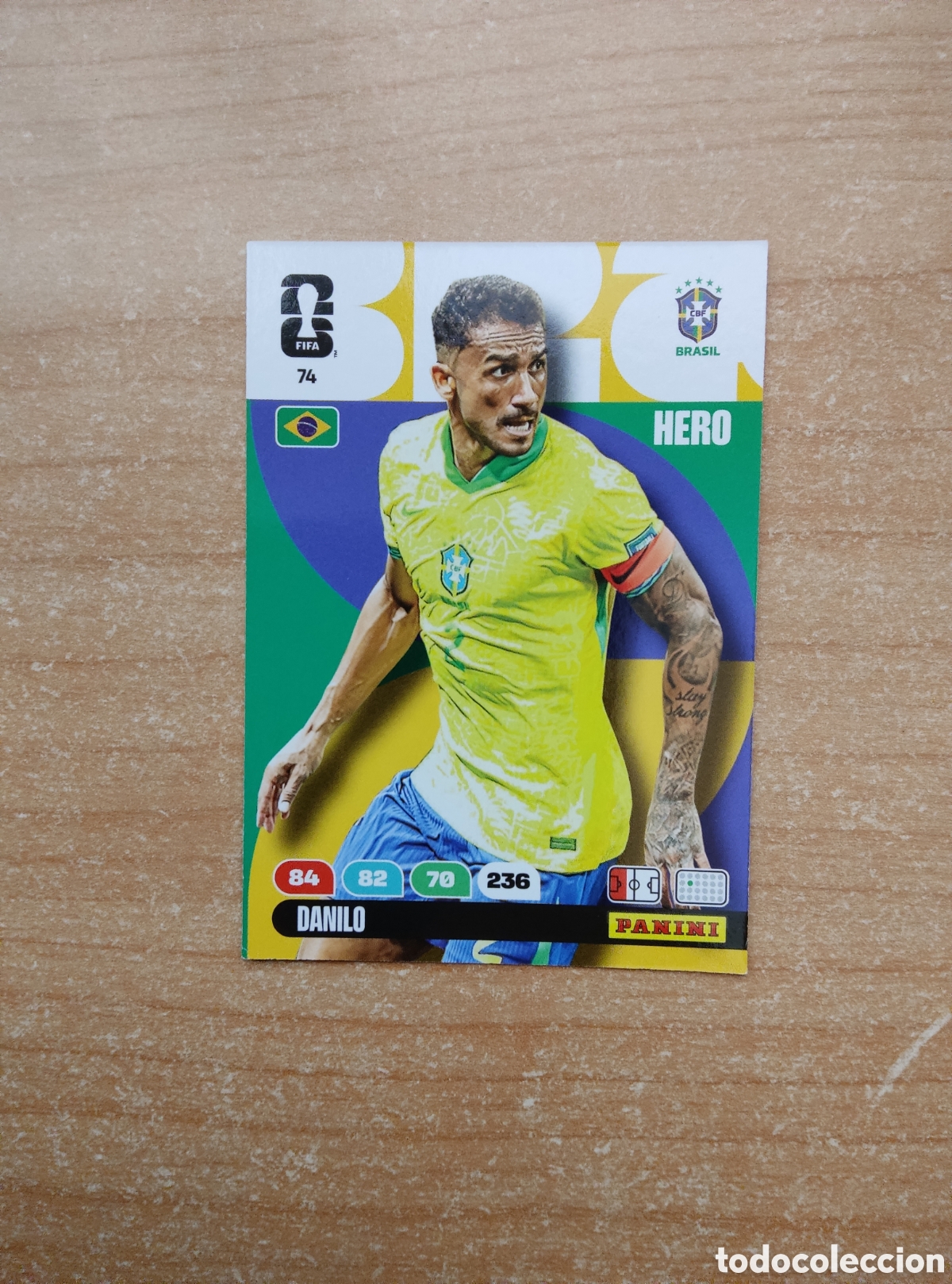 Cromos de f&uacute;tbol: 74 DANILO BRASIL ADRENALYN XL MUNDIAL 2026