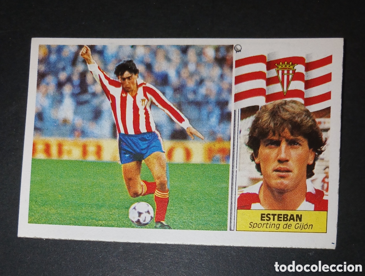 Cromos de f&uacute;tbol: Cromo Esteban - Sporting de Gijon - Ediciones Este Liga 1986/1987 (86-87) - Nuevo Sin Pegar