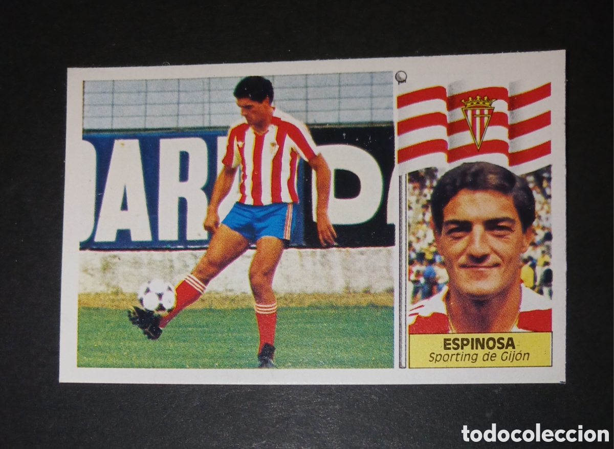 Fu&szlig;ball-Sticker: Cromo Espinosa - Sporting de Gijon - Ediciones Este Liga 1986/1987 (86-87) - Nuevo Sin Pegar
