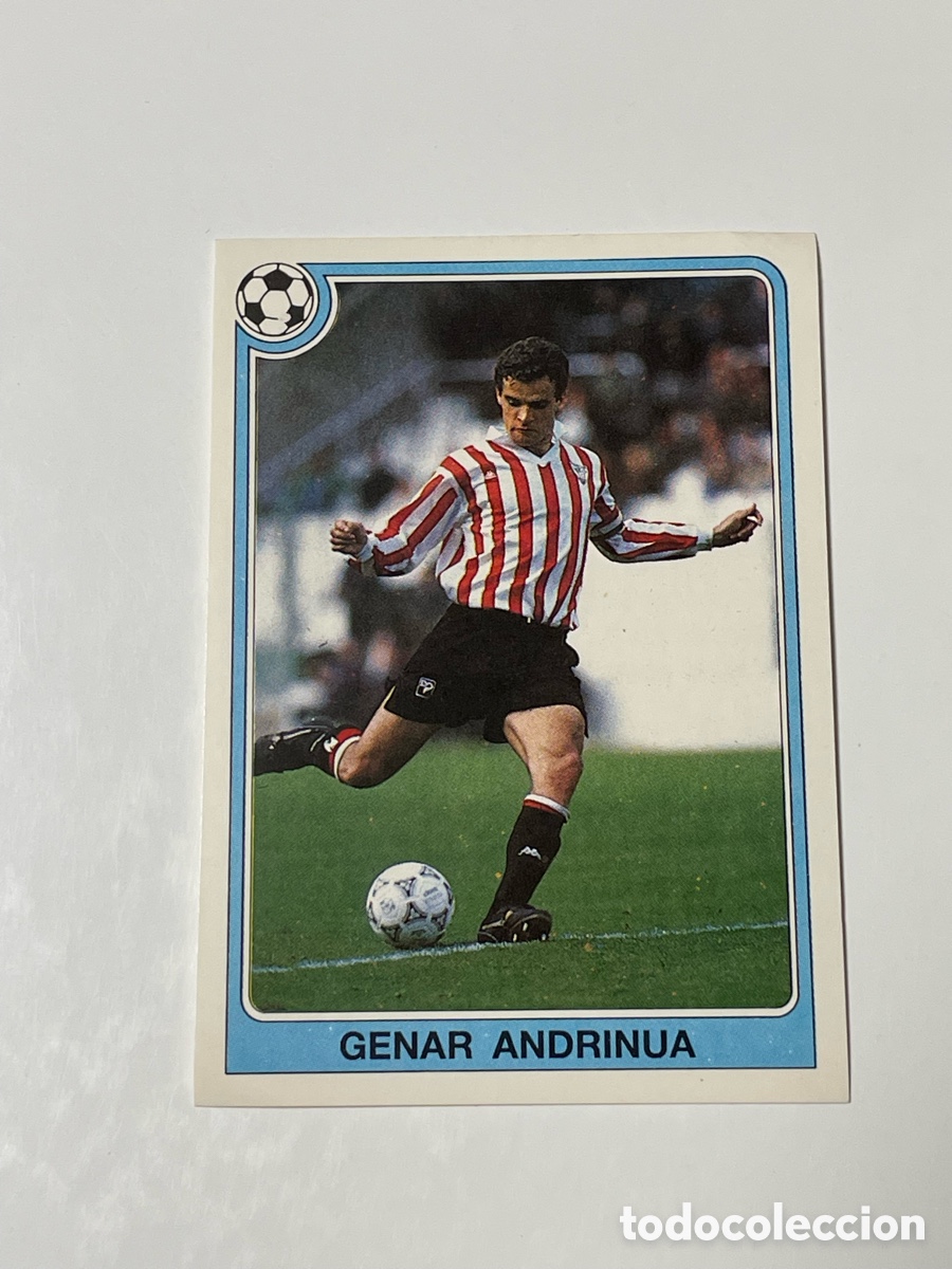 Cromos de f&uacute;tbol: Genar Andrinua Athletic de Bilbao Panini 92/93 #80