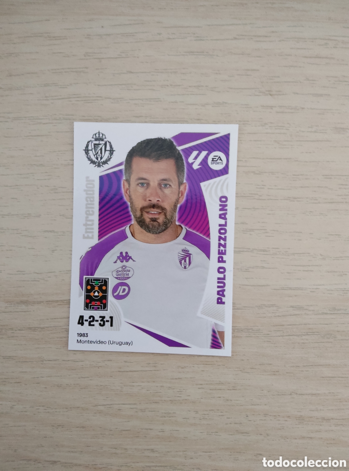Cromos de f&uacute;tbol: 2 PAULO PEZZOLANO REAL VALLADOLID LIGA ESTE 2024 2025