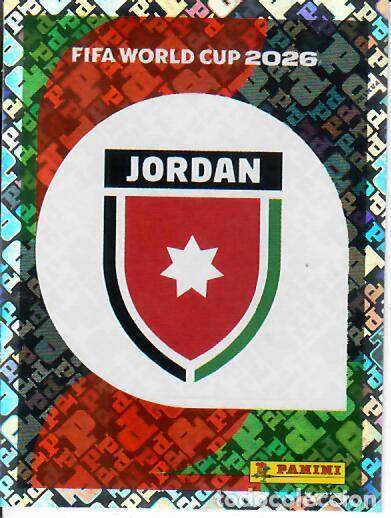 Cromos de f&uacute;tbol: CROMO PANINI MUNDIAL WORLD CUP 2026 - JOR1 JOR 1 - ESCUDO - JORDANIA